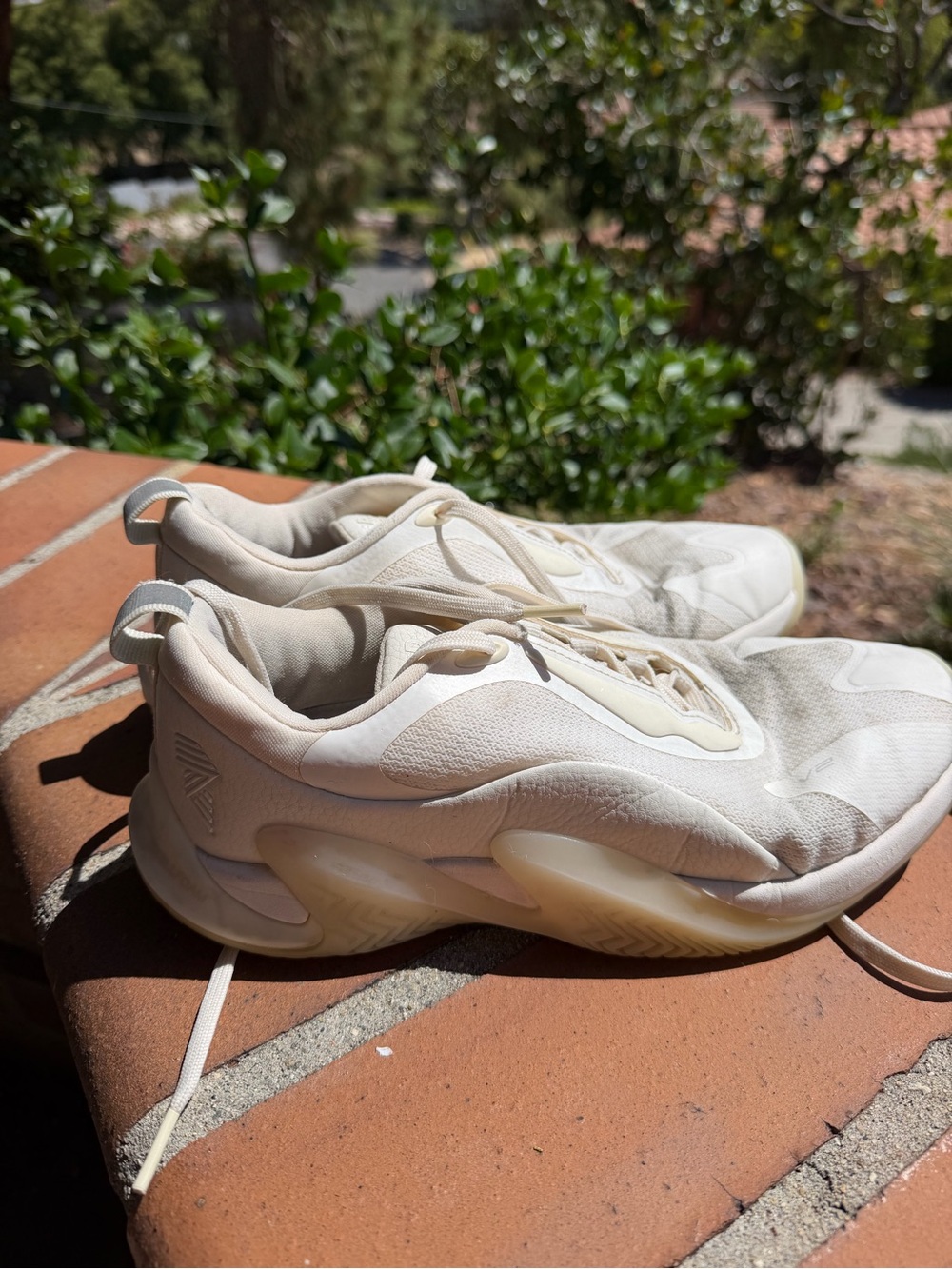 Women's Athletic Sneakers in Cream - Lightweight Comfort